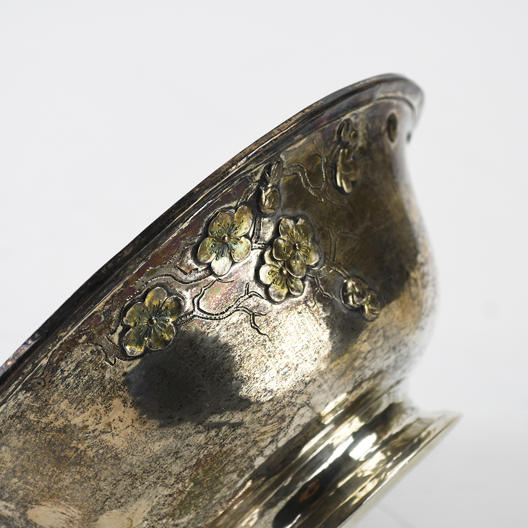 Spaulding & Co. Sterling Silver Chrysanthemum Bowl - Image 3
