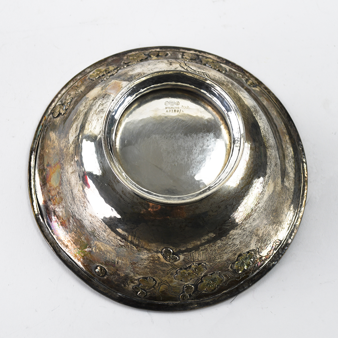Spaulding & Co. Sterling Silver Chrysanthemum Bowl - Image 4