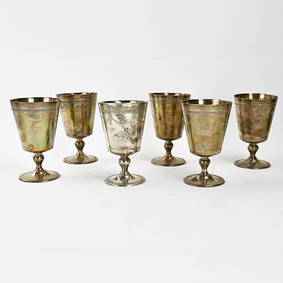 Tiffany & Co. Sterling Silver Six Cup Set - Image 3