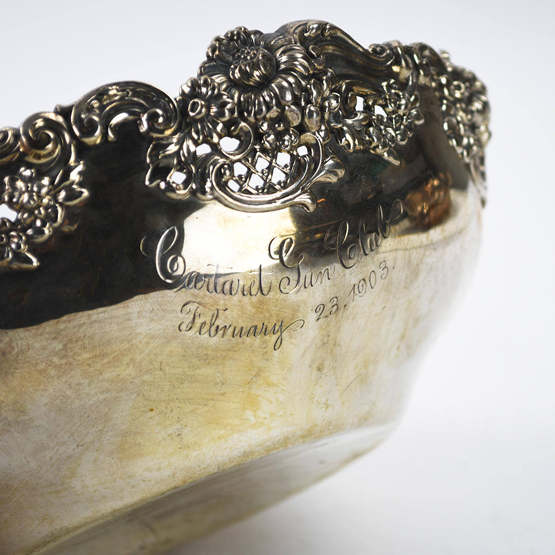 Black Starr & Frost Sterling Silver Bowl 9.174ozt - Image 7