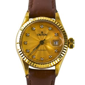 Croton Diamond Dial Watch
