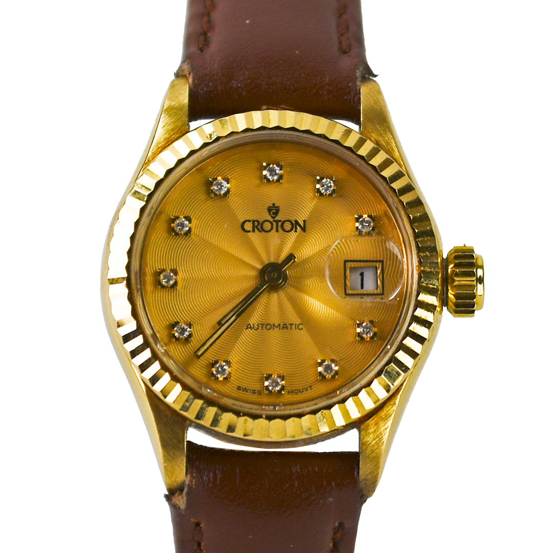 Croton Diamond Dial Watch