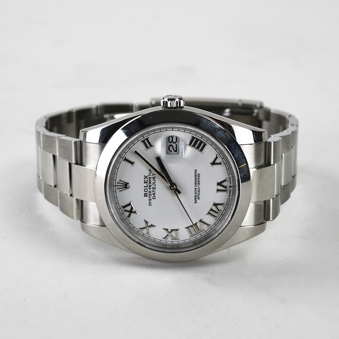 Rolex Datejust Stainless Steel White Dial 41mm - Image 2
