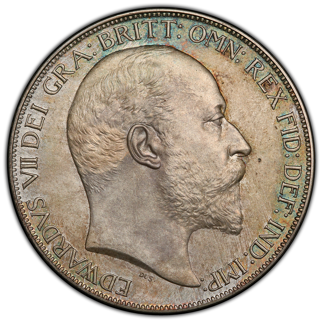 1902 Crown Matte Crown PCGS PR64, Edward VII