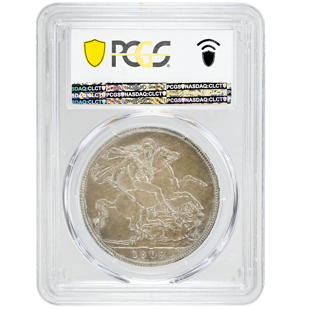 1902 Crown Matte Crown PCGS PR64, Edward VII - Image 4