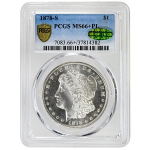 1878-S $1 Morgan Dollar Rare Coin PCGS MS66+PL CAC