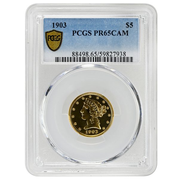 1903 $5 Liberty Head PCGS PR65CAM