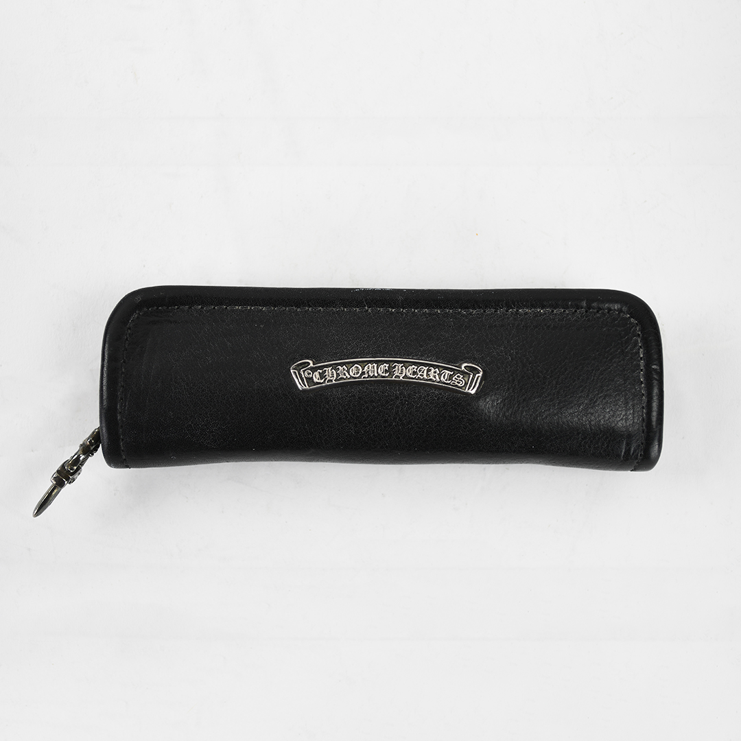 Chrome Hearts Stainless Steel Bottle Opener & Leather Case