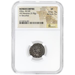 ROMAN EMPIRE, Otho AD 69, AR Denarius 3.70g