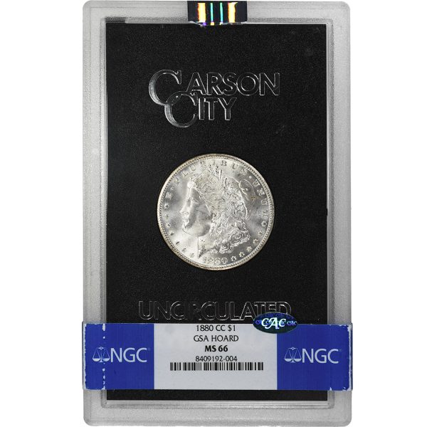 1880-CC $1 Morgan Dollar GSA Hoard NGC&CAC MS66