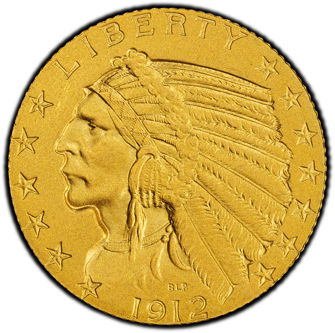 1912 $5 Indian Rare Coin PCGS PR65+ CACĀ