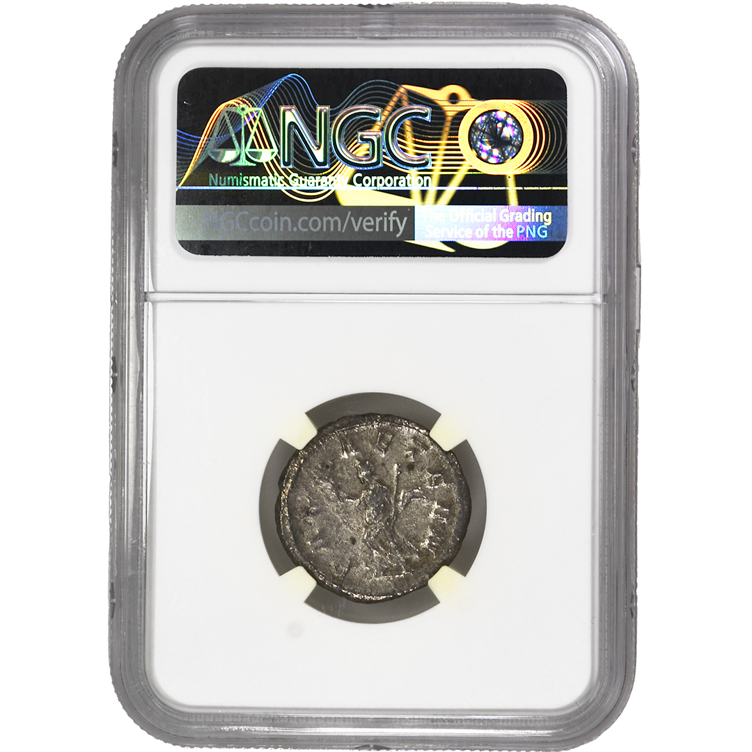 Philip I, AD 244-249 ROMAN EMPIRE AR Double-Denarius NGC F - Image 2