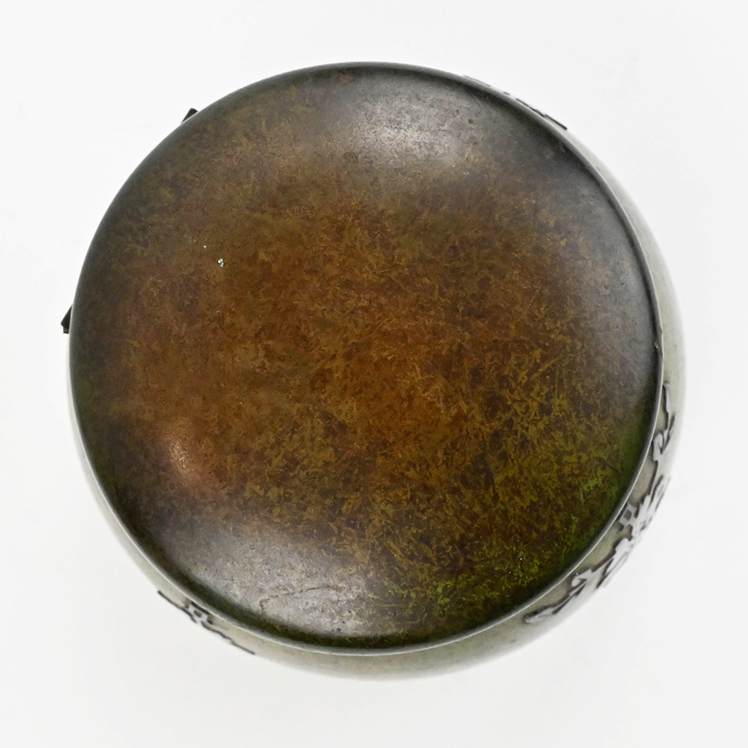 Heintz Art Metal Shop Sterling on Bronze Desk Set - Image 5
