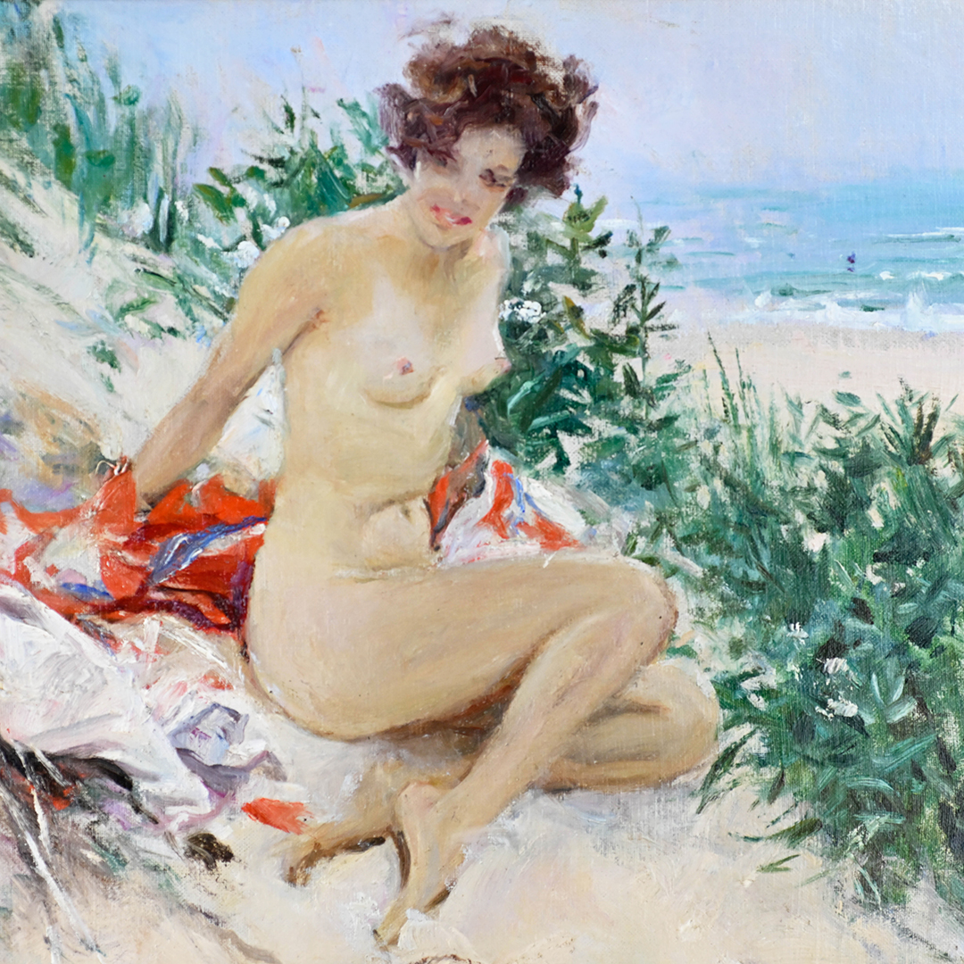 Howard Chandler Christy – The Stolen Swim (1936)