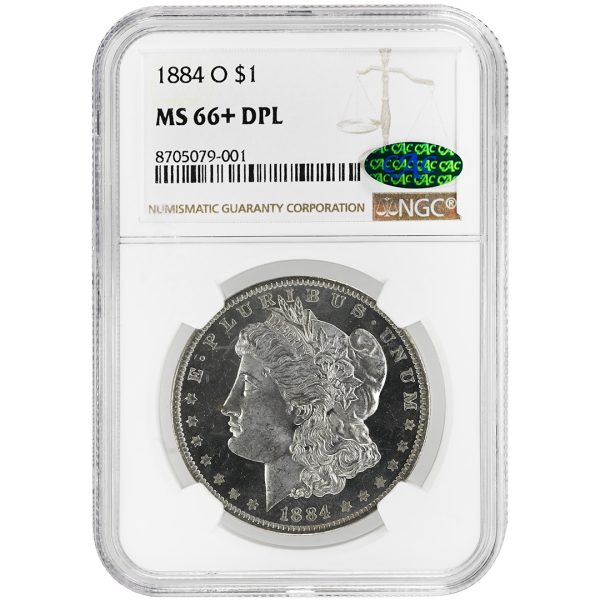 1884-O $1 Morgan Dollar NGC MS66+ DPL CAC