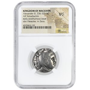 Alexander III, 336-323 BC KINGDOM OF MACEDON AR Tetradrachm