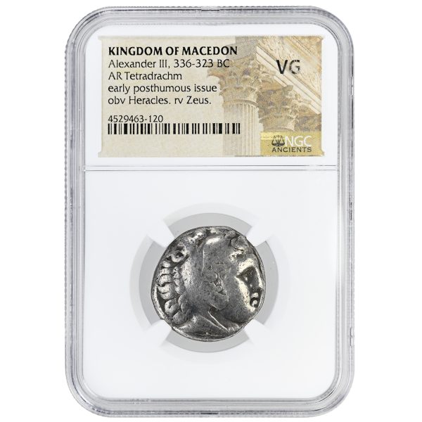 Alexander III, 336-323 BC KINGDOM OF MACEDON AR Tetradrachm