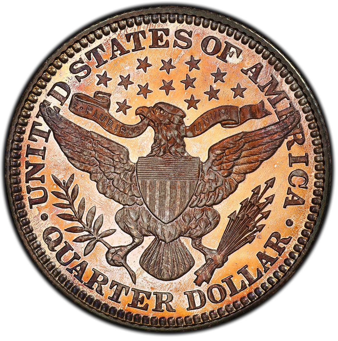1901 25C Barber Quarter Rare Coin PCGS PR67