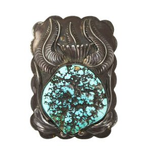 Sterling Silver Turquoise Buckle