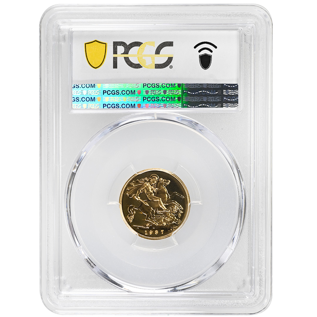 1937 1/2 Sovereign PCGS PR66CAM George VI