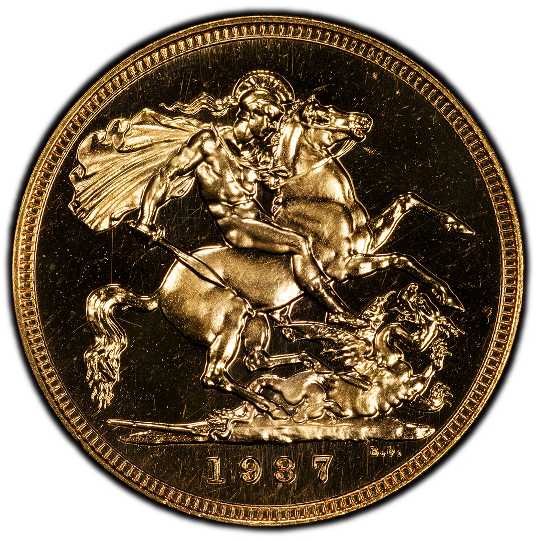 1937 Sovereign, PCGS PR66CAM George VI