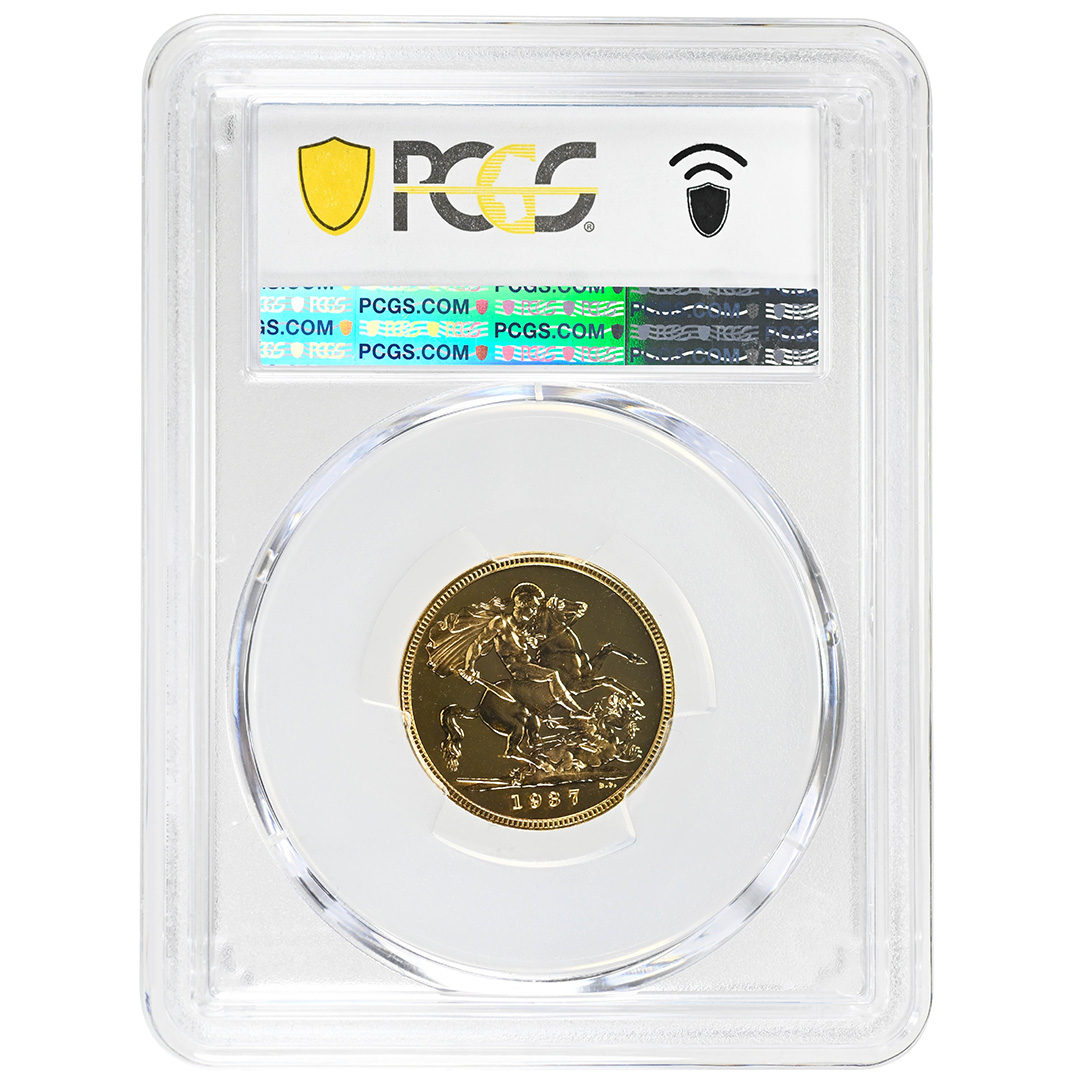 1937 Sovereign, PCGS PR66CAM George VI