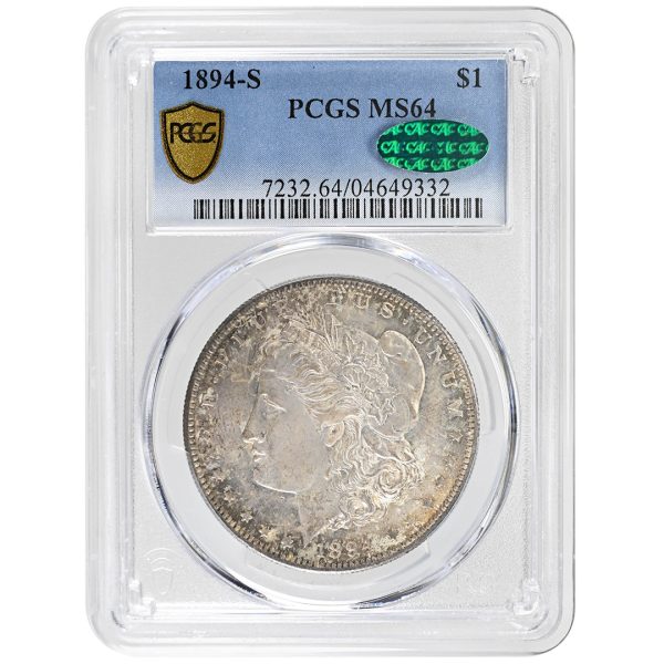 1894-S $1 Morgan Dollar PCGS MS64 CAC