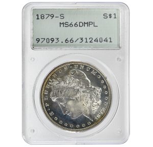 1879-S $1 Morgan Dollar Rare Coin PCGS MS66DMPL