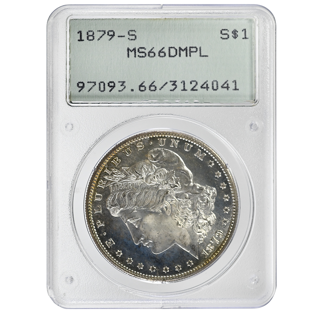 1879-S $1 Morgan Dollar Rare Coin PCGS MS66DMPL