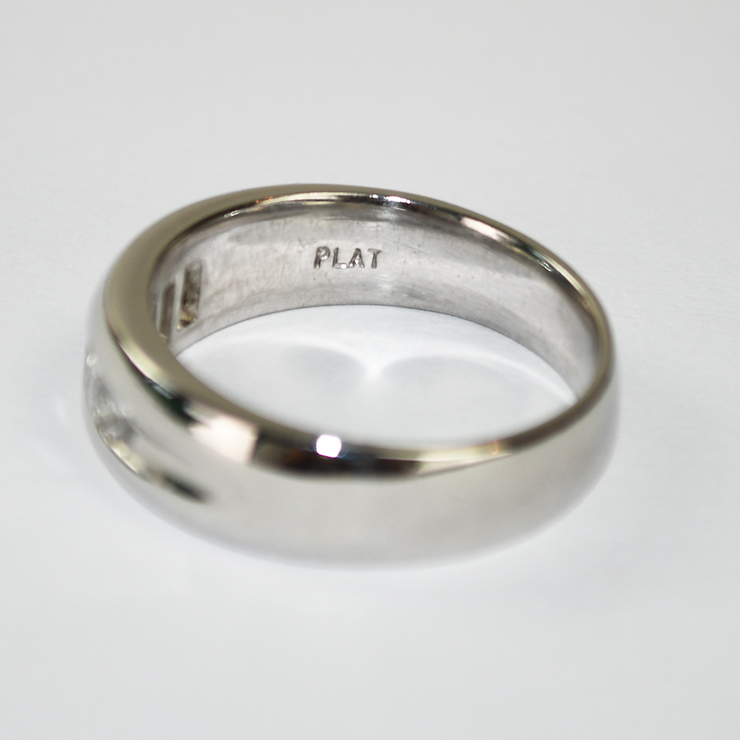 Platinum Diamond Wedding Band 0.75ct - Image 6