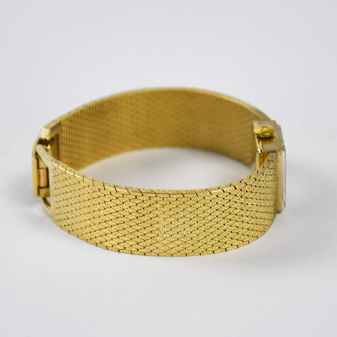 14K Yellow Gold Vintage Rolex Watch 15mm - Image 3