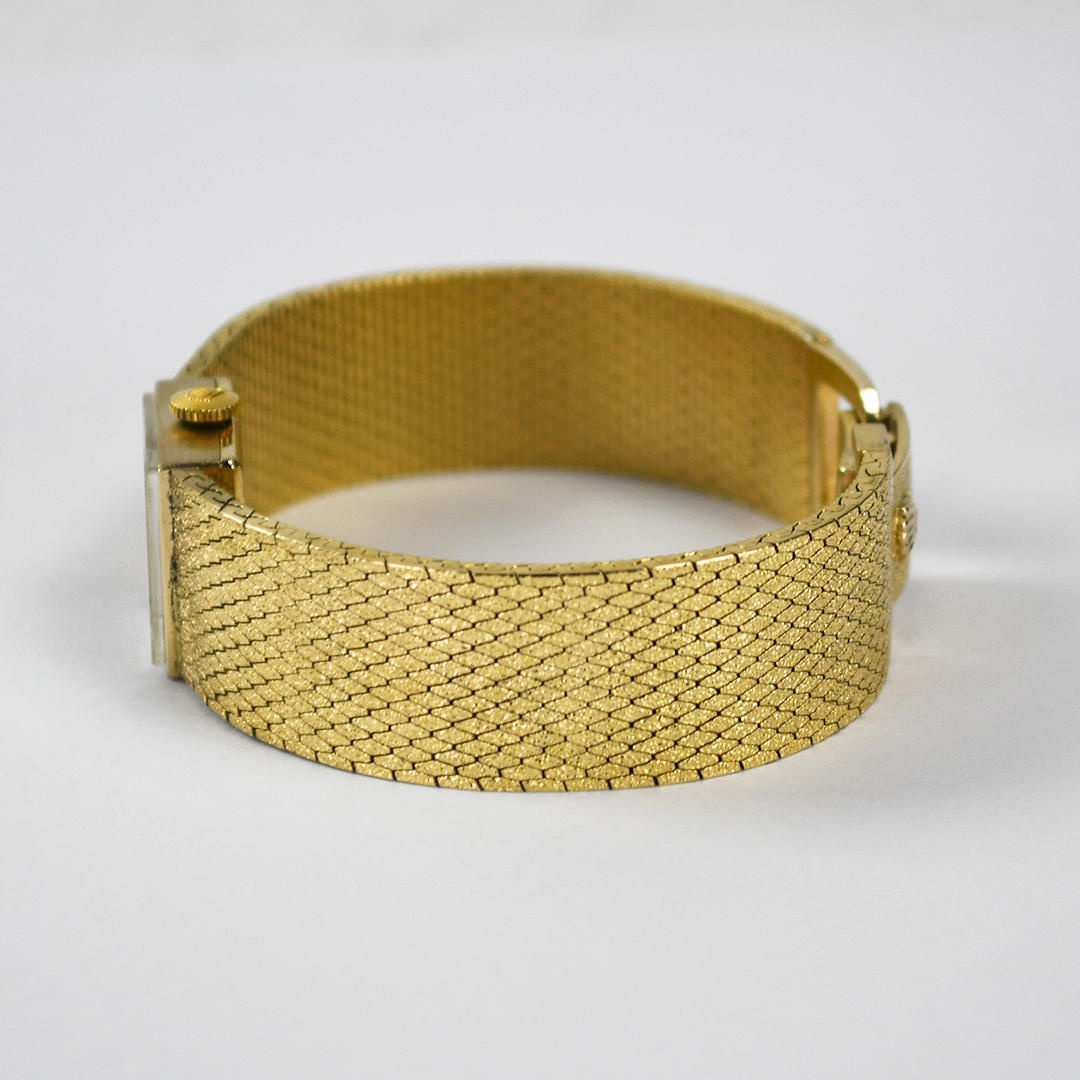 14K Yellow Gold Vintage Rolex Watch 15mm - Image 5