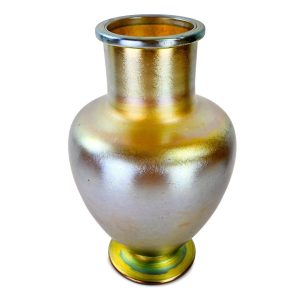 LC Tiffany Furnaces Inc, Favrile Glass Vase Inscribed