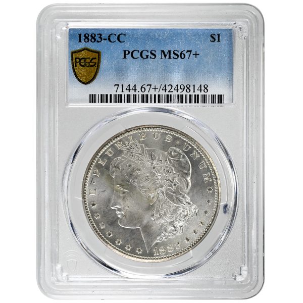 1883-CC $1 Morgan Dollar PCGS MS67+
