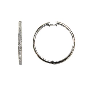 Diamond Hoop Earrings