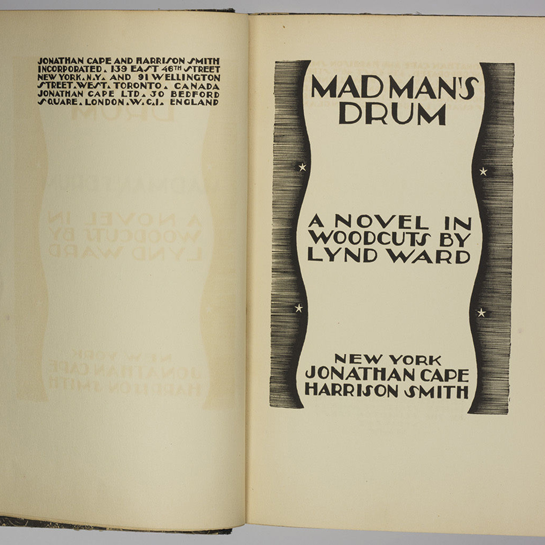 Madman's Drum, A wordless novel done in Woodcuts Signed by Lynd Ward, Original Copy 1st Edition - Image 6