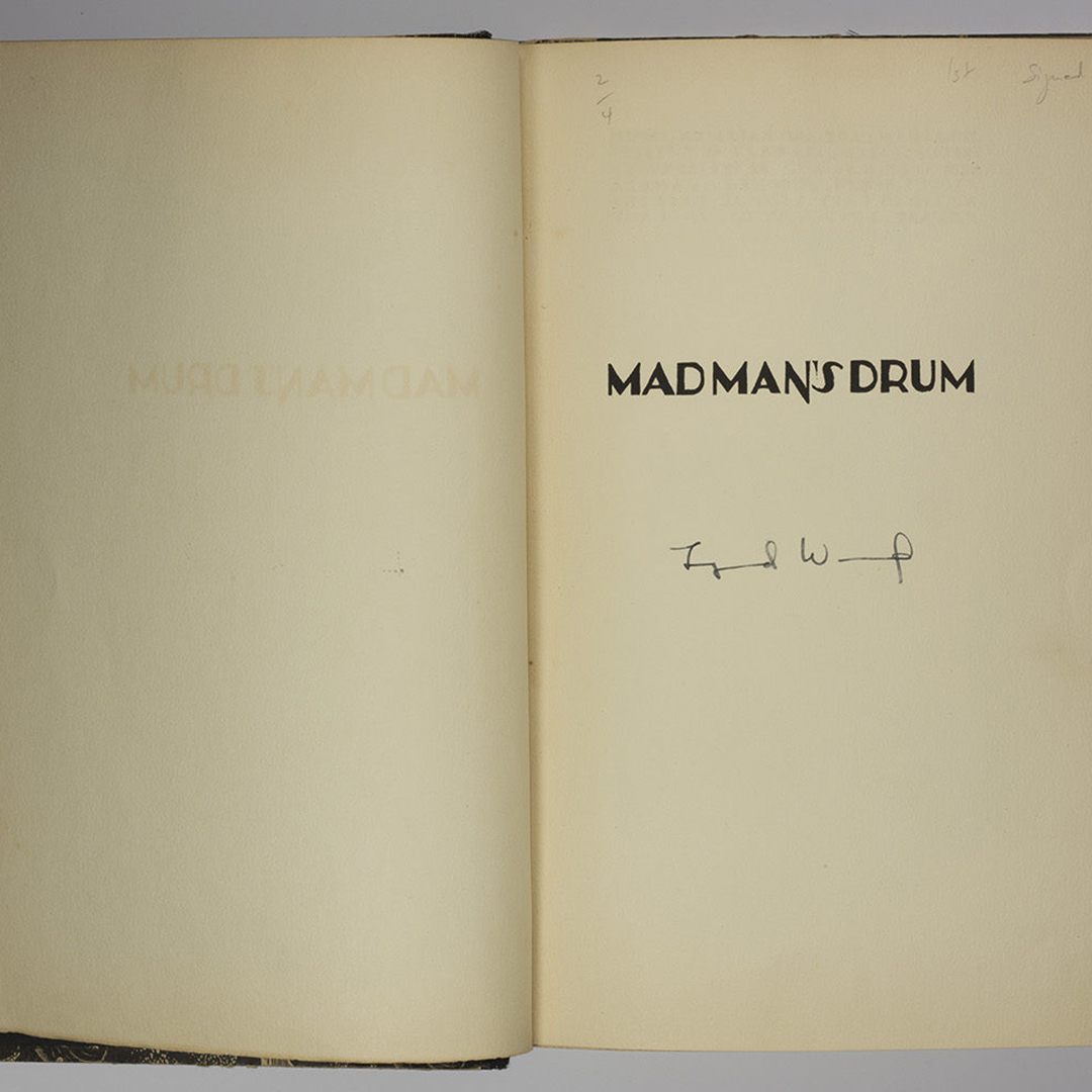 Madman's Drum, A wordless novel done in Woodcuts Signed by Lynd Ward, Original Copy 1st Edition - Image 7