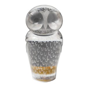Kosta Crystal Owl Sculpture Paperweight
