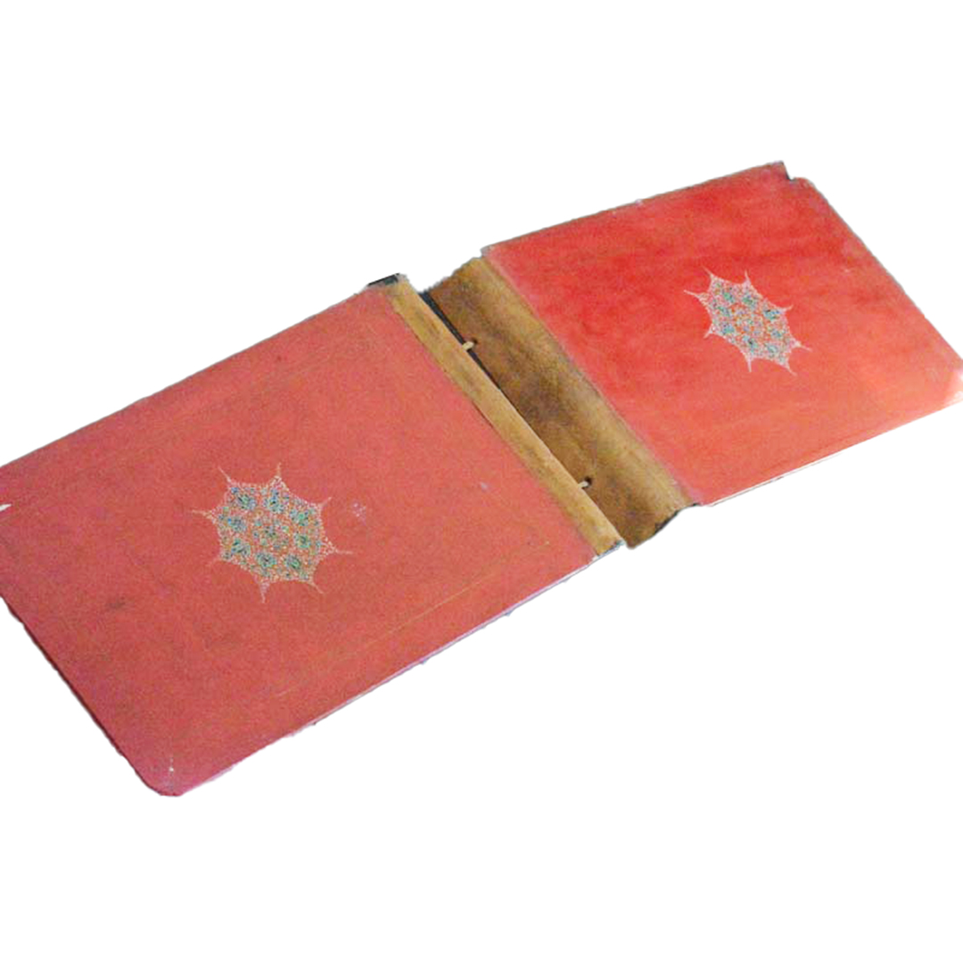 Antique 1920's Persian/Middle East Book/Album Hand Painted & Enameled - Image 2