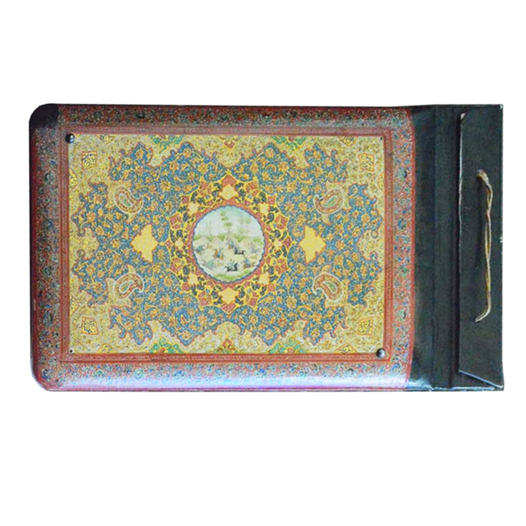 Antique 1920's Persian/Middle East Book/Album Hand Painted & Enameled - Image 6
