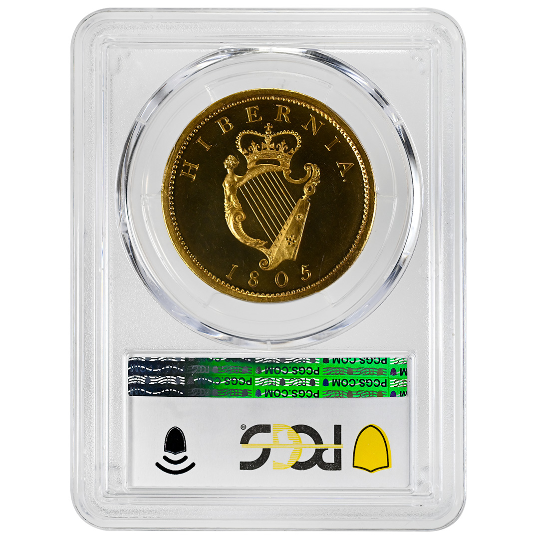 1805 1D Gilt Ireland PCGS PR67CAM