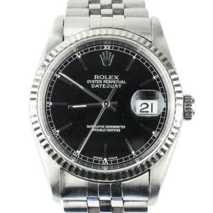 Rolex Datejust 36mm Stainless Steel 18K White Gold Watch