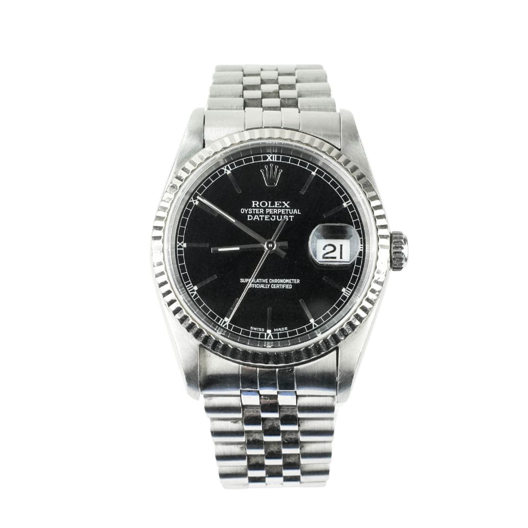 Rolex Datejust 36mm Stainless Steel 18K White Gold Watch