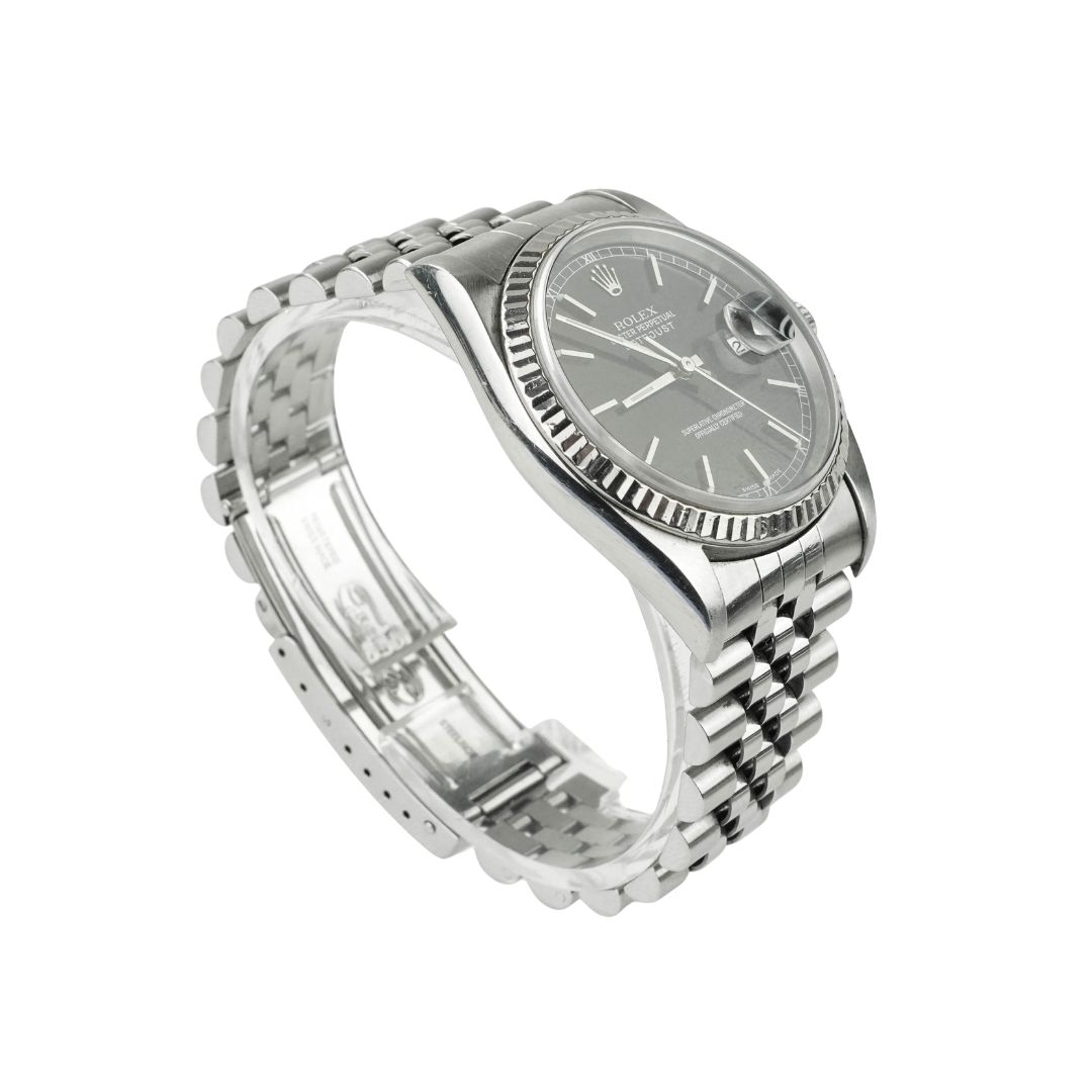 Rolex Datejust 36mm Stainless Steel 18K White Gold Watch