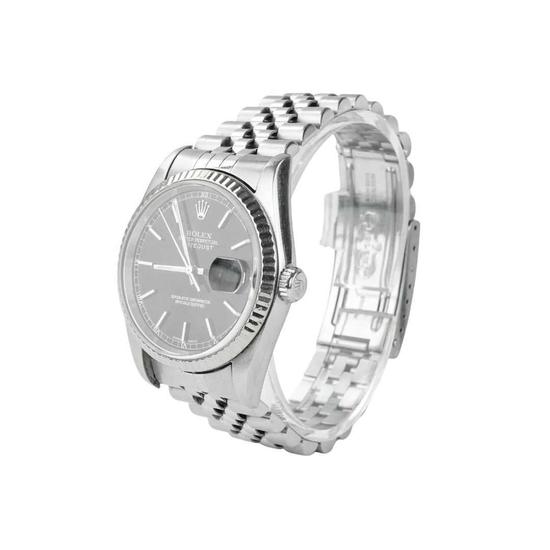 Rolex Datejust 36mm Stainless Steel 18K White Gold Watch