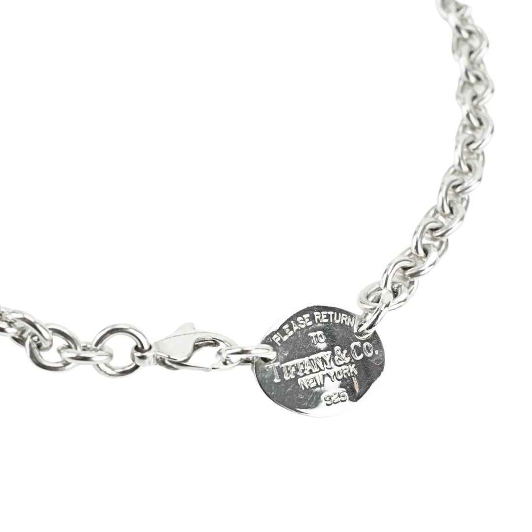 Tiffany & Co. Sterling Silver ID Tag Pendant Necklace 52.1g
