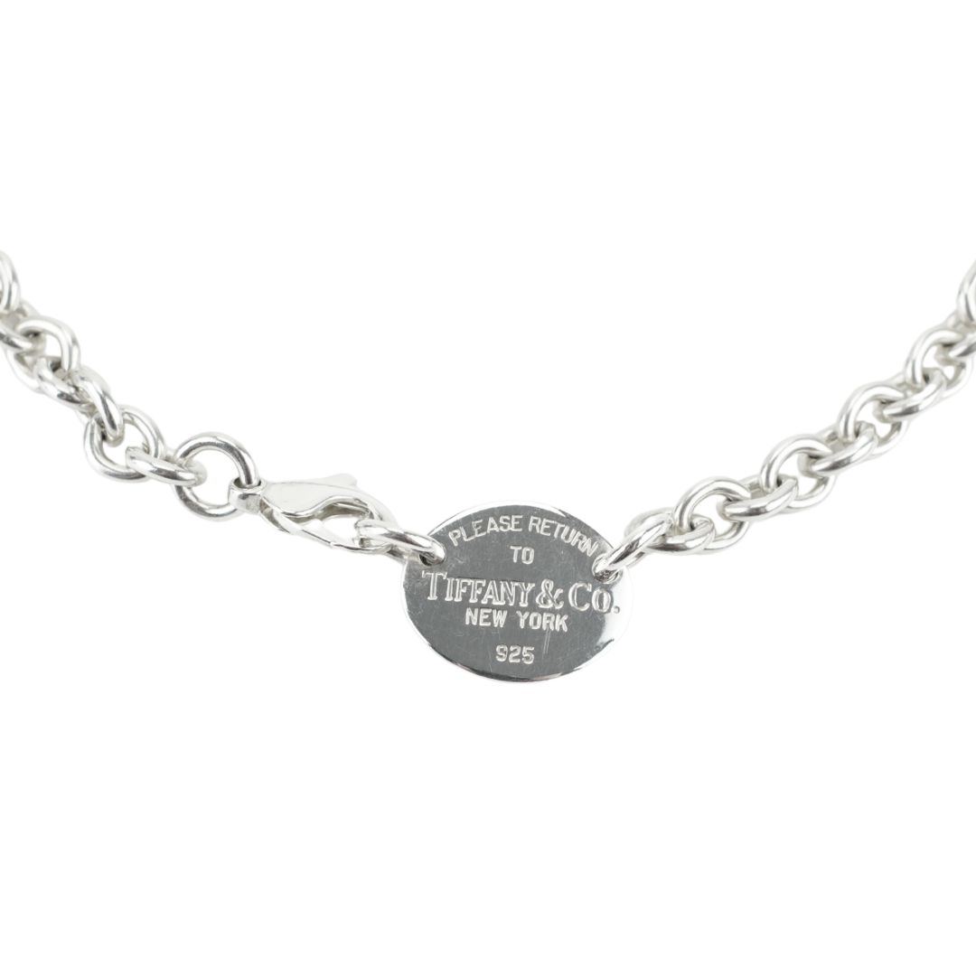 Tiffany & Co. Sterling Silver ID Tag Pendant Necklace 52.1g
