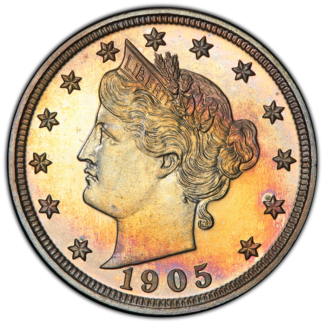 1905 5C Liberty Nickel Rare Coin PCGS PR68 CAC