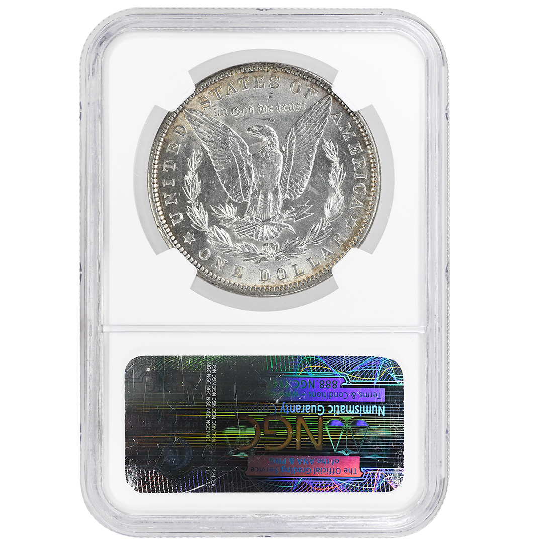 1901 $1 Morgan Dollar Doubled Die Reverse NGC MS61 Rare Coin