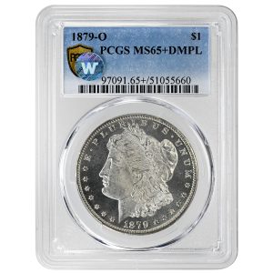 1879-O $1 Morgan Dollar Rare Coin PCGS MS65+ DMPL